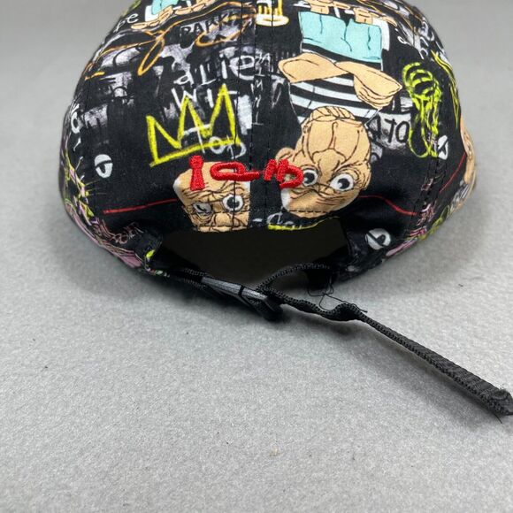 Tango Hotel 5 Panel Cap Strapback Hat All Over Print Black One Size Fits Most - Picture 5 of 7